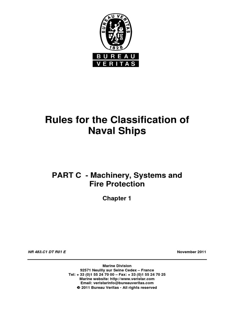 Naval Ship Classification Guidelines | PDF | Marine Propulsion