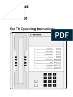 Siemens Hicom 300 Set T8 Manual