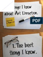 33 Things Tha I Learn How Art Director