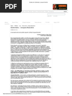 Revista Cult » Entrevista – Jacques Rancière