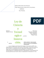 LEY ORGANICA DE CIENCIA, TECNOLOGIA E INNOVACION..docx