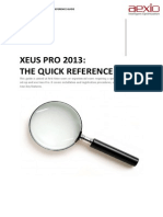 Aexio Xeus Pro 2013 Quick Guide
