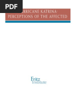 Download Hurricane Katrina - Perceptions of the Affected by americana SN265367 doc pdf