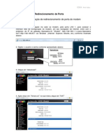 Como Configurar o Redirecionamento Porta no Modem