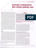 Preventing Muscular Contractures Stroke