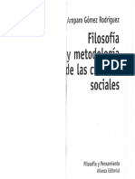 Gómez, Filosofía y Metodología, 2003.