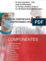 Coleta de materiais para exames e monitorização cardíaca