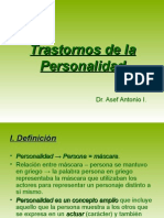 Trastornos de La Personalidad