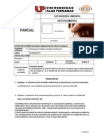 Examen Parcial Gestion Ambiental