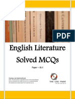 English Literature Solved MCQs PDF