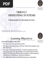 Lecture 1 - Fundamentals of Operating System