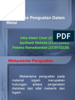 Kel 2 (Mekanisme Penguatan, Perpatahan, Dan Kelelahan)