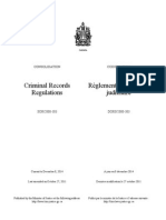 SOR-2000-303 Criminal Records Regulations