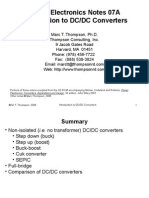 Power Elec Notes 07a Intro To DC-DC Converters