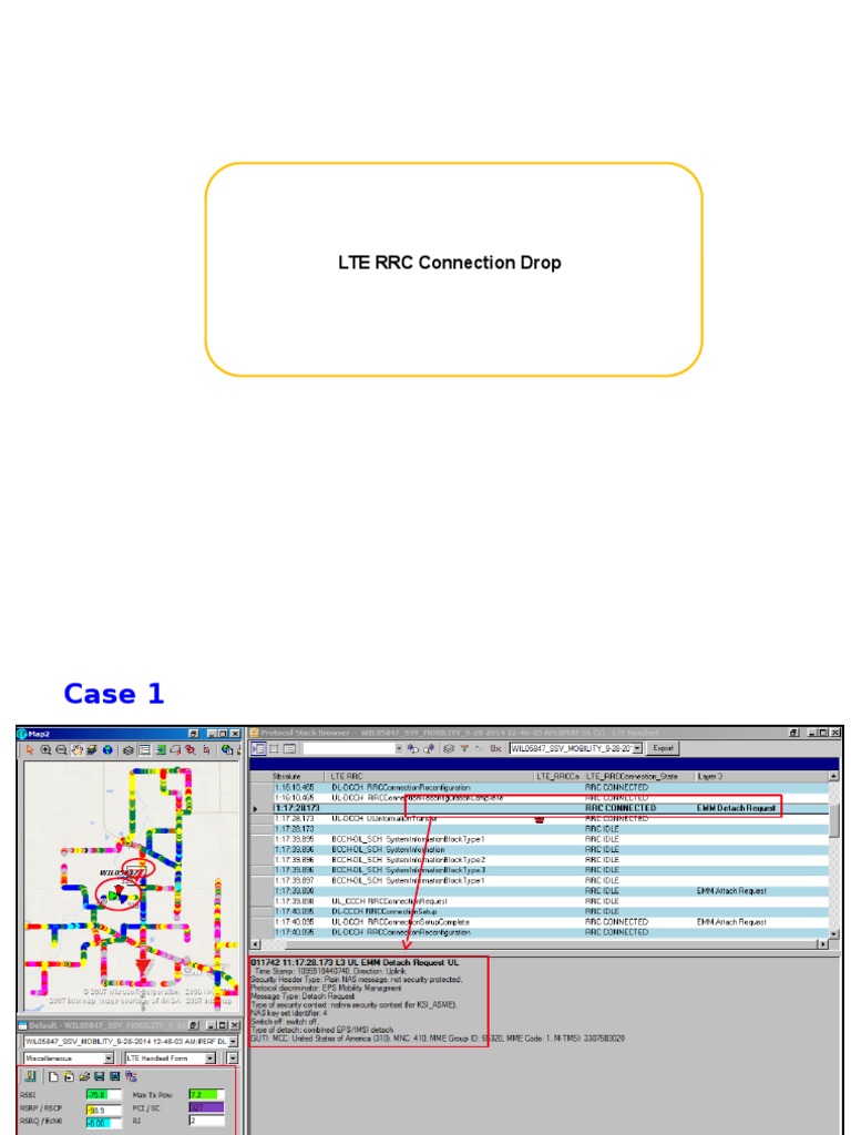 Lte Event Analysis Case Studies Pdf Radio Radio Technology