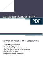 Management Control in MNCs