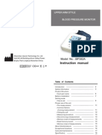 Upper Arm Blood Pressure Monitor Manual