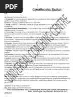 constitutional design                               ixth