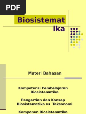 Biosistematika