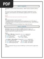 Grammar Notes - Touchstone 2