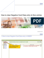 How To Clear Negative Card Data Entry & Zero Entry PDF