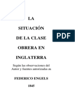 Engels - La situación de la clase obrera en Inglaterra (1845)