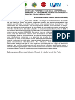 Almeida, w.s. Carac Individuais e Fatores Locais - Qual a Importância Para Explicar Os Diferenciais Salariais Entre Os Trab Das Principais Cid Brasileiras