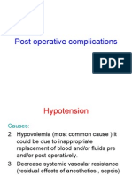 Post Operative Complications 2