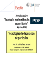 Sistema, Depuracion de Particulas