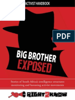 Report on Harassment of Activists by Intelligence Agencies in South Africa