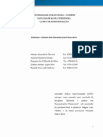 ATPS_ Estrutura e Analise Das Demonstrações Finenceiras