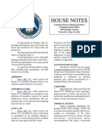 2015 House Notes Week 5