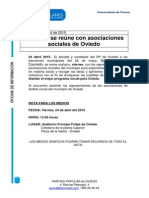 Convocatoria. Caunedo Se Reúne Con Asociaciones Locales PDF