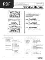 Service Manual: NISSAN Automobile Genuine AM/FM Radio, 6 CD Changer, Cassette Stereo