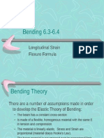 Bending 6.3-6.4: Longitudinal Strain Flexure Formula