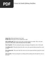 Definitions of Terms for Earth-Orbiting Satellites