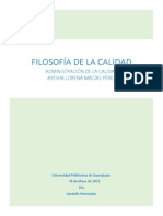 Filosofia de La Calidad