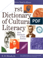 A First Dictionary of Cultural Literacy PDF
