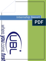UBL Internship Report