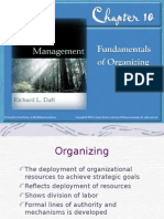 Daft 6 Ed Fundamentals of Organizing