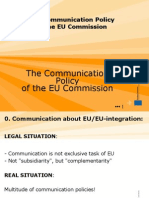 Communication Policy of the European Commissio