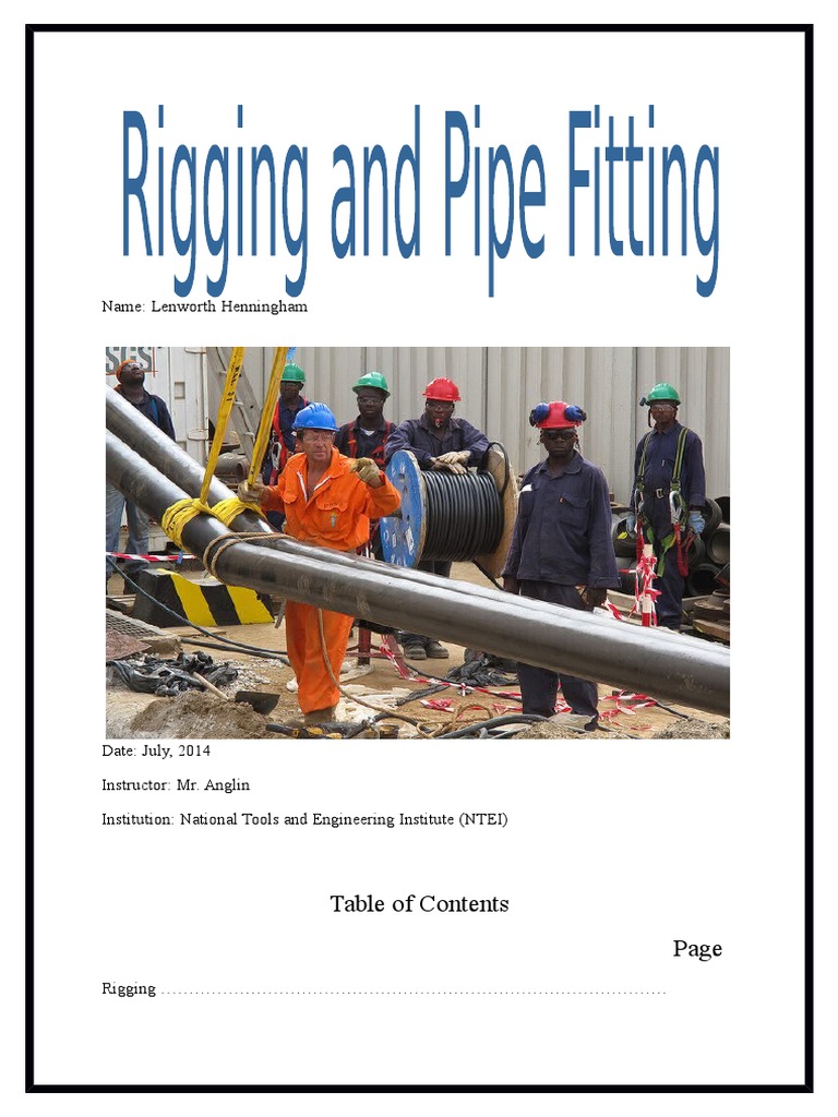 Rigging Project | PDF | Knot | Valve