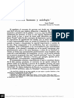 Persona Humana y Axiologia PDF