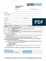 Lcci-Spm Double Certification Late Application Form