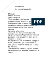 Receta para Panqueques PDF
