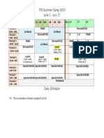 Tps Daily Schedule 2014