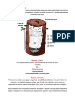 Cómo Hacer Un Filtro de Arena