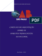 CARTILHA DE ORIENTACaO SOBRE OS DIREITOS TRABALHISTAS DA MULHER PDF