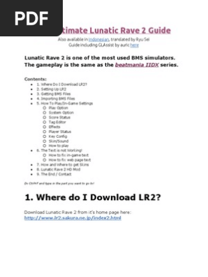 Beatmania Bms Files