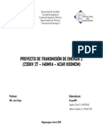 Transmisión de Energia Proyecto